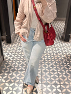 Linen Muse Mid Kimono - Greige