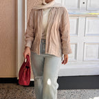 Linen Muse Mid Kimono - Greige