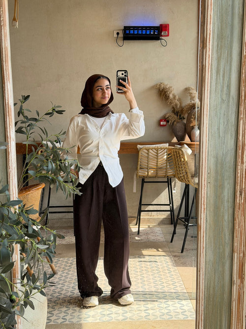 Everyday Poplin White Shirt