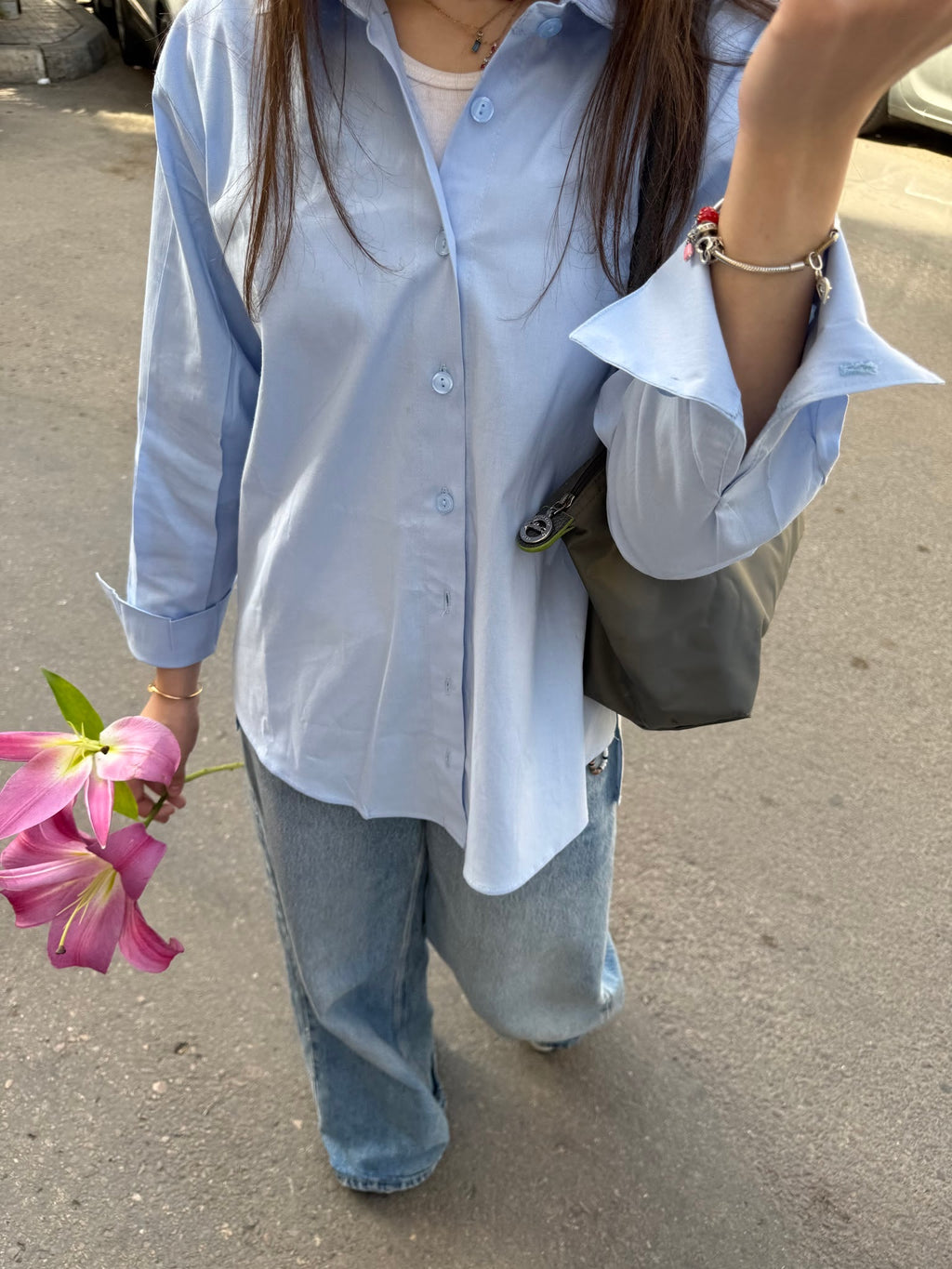 Everyday Poplin Baby Blue Shirt