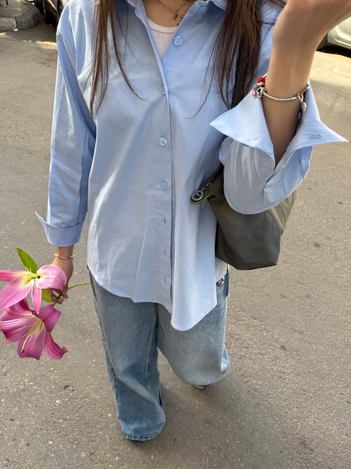 Everyday Poplin Baby Blue Shirt