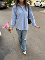 Everyday Poplin Baby Blue Shirt